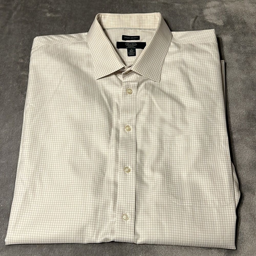 Pronto Uomo Men’s Checkered Button Down Shirt